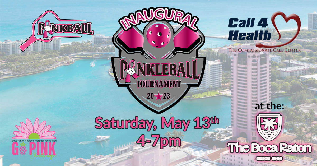 Pinkelball-FacebookAd-v1 Pinkball Event - Pickleball Tournament at The Boca Raton, in Boca Raton, Florida